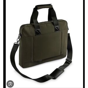 TED BAKER LONDON Dark Green Trevoir Messenger Laptop Document Bag